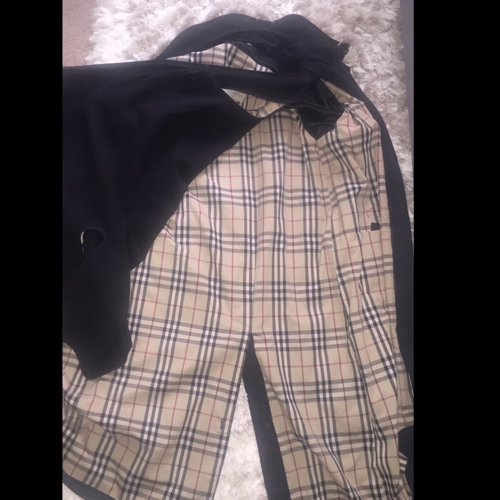 Burberry Men’s Black Trench Coat